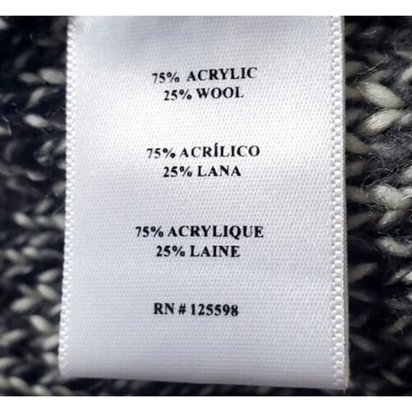 Ellen Tracy Womens Sleeveless Cardigan Tunic Sweater Size XL Gray Woven - Picture 5 of 6